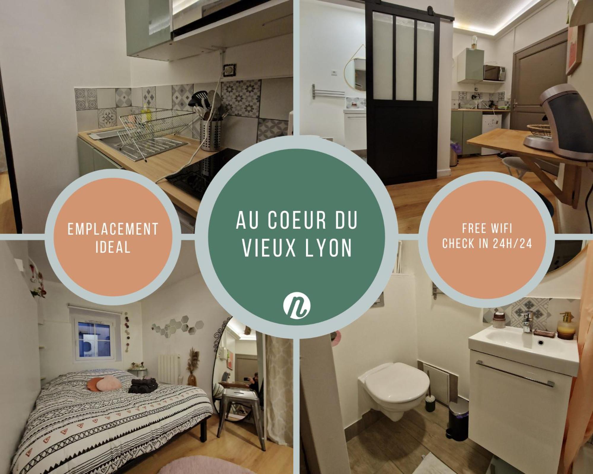 Studio Cosy - Coeur Du Vieux Lyon Leilighet Eksteriør bilde